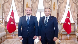 Ukrayna İstanbul Başkonsolosu Roman Nedilskyi, Vali Yerlikaya’yı Ziyaret Etti